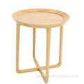 Modern Original Design Wooden Round Coffee Side Table